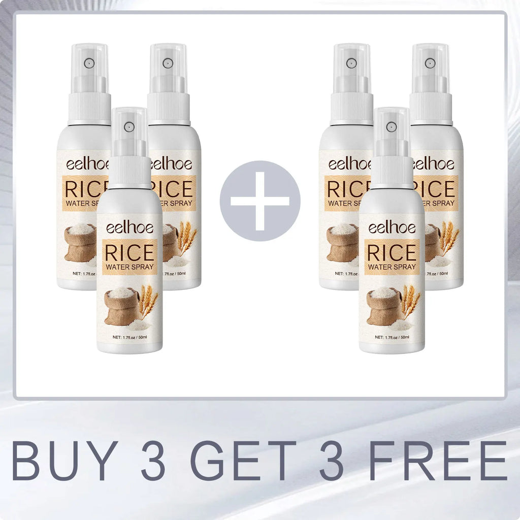 EELHOE Rice Water for Hair Growth Spray Improve Dry Damaged Hair Nourish Vitamins for Healthy Hair Regeneration Treatment Spray Oasis Select Buy 3 for 3 Free
