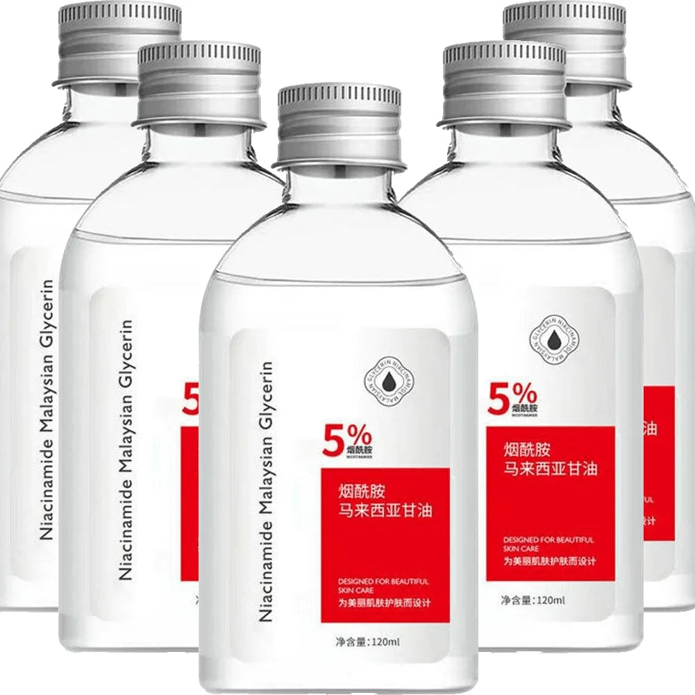 120ml Niacinamide Malaysian Vitamin E Skincare Glycerol Brighten the Skin Moisturizing Essence Water Skin Care Glycerin Skincare Oasis Select D