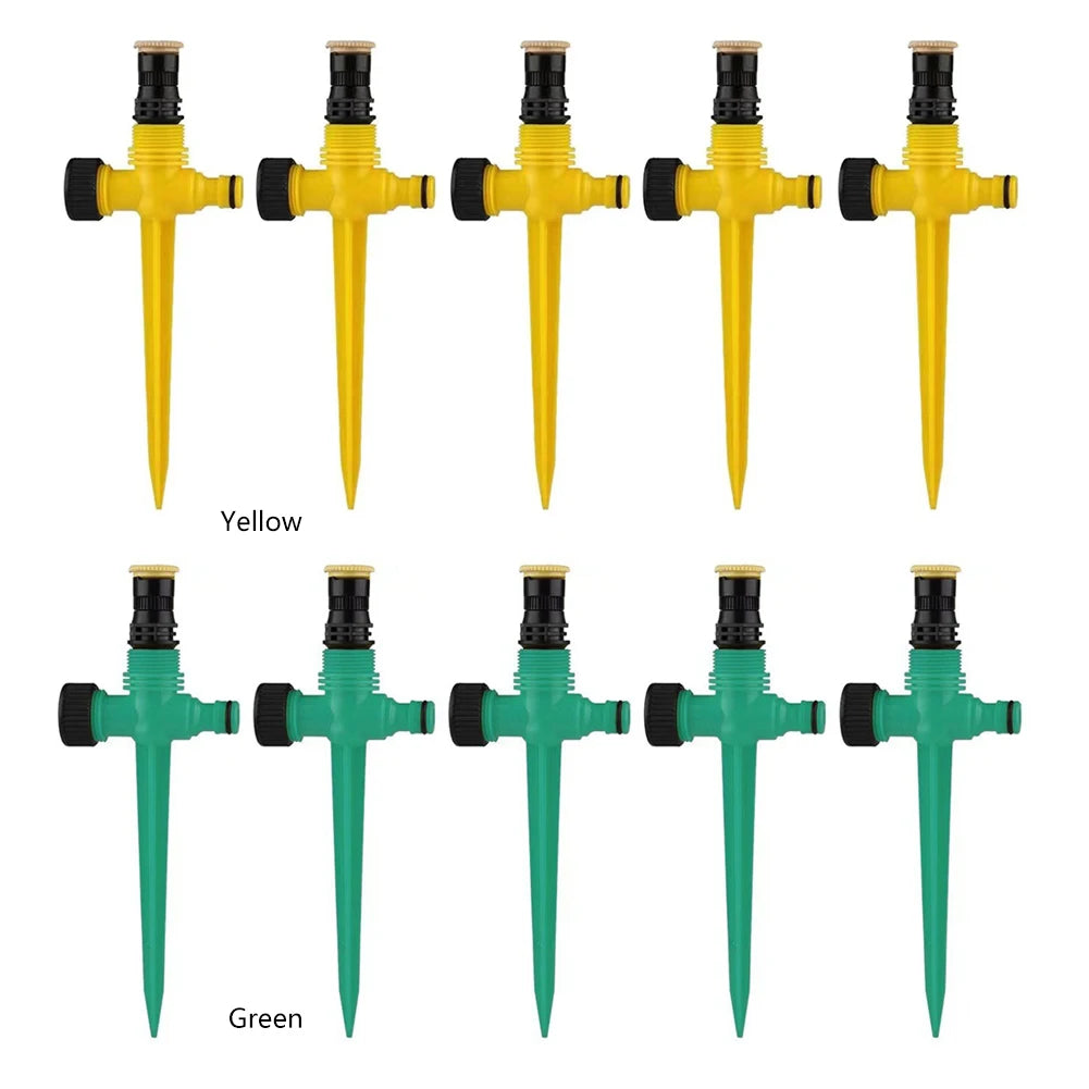 5/10PCS Household Sprinkler Automatic Irrigation Equipment Watering Sprinkler 360 Degree Rotation Corrosion Resistant For Garden Oasis Select