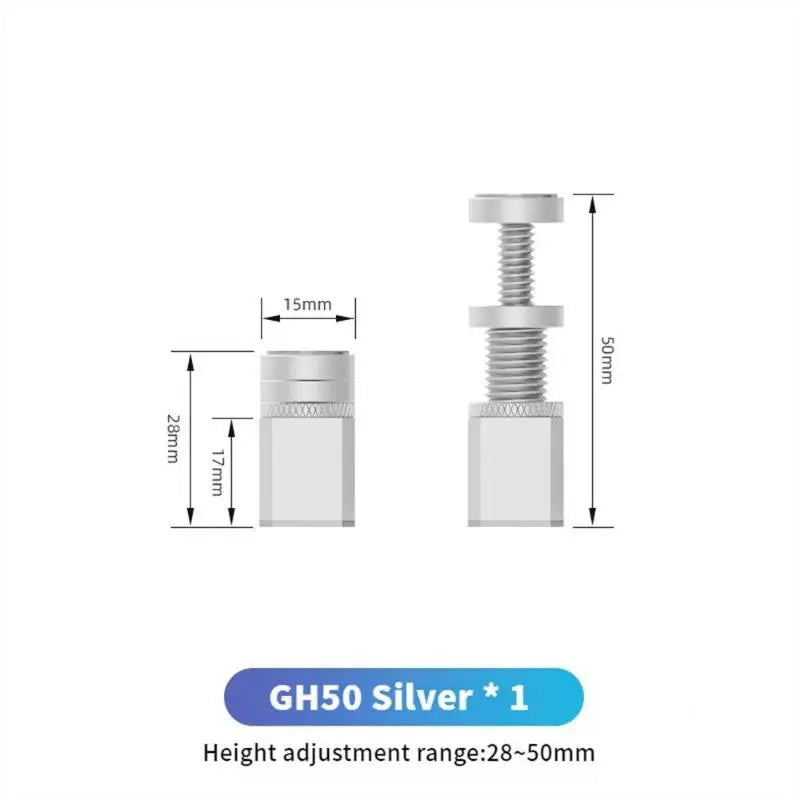 Adjustable Aluminum GPU Stand With Stable Load Bearing And Anti Slip Base Perfect For Desktop PC Gaming Builds Oasis Select GH50 White