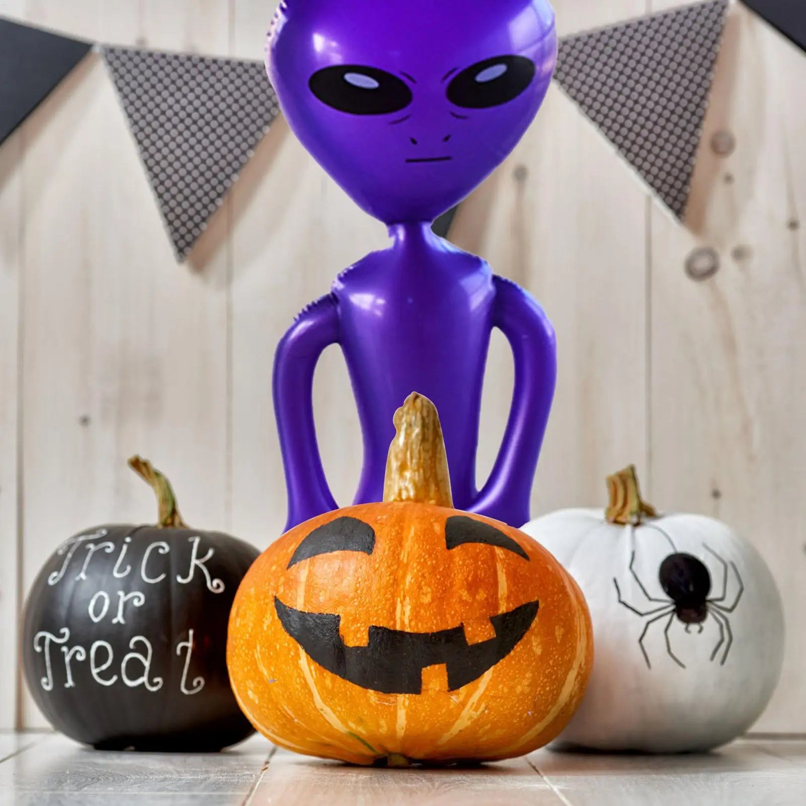 90cm Green Alien Inflate 35Inch Jumbo Green Alien Halloween Decorations Alien Balloons Photo Prop Blow up Alien for Halloween Oasis Select
