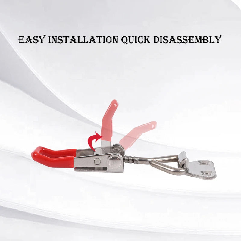 Quick Clamps Easy-to-use Horizontal Clamps Box Buckles Versatile Adjustable Buckles For Outdoor Activities Home Industrial Oasis Select