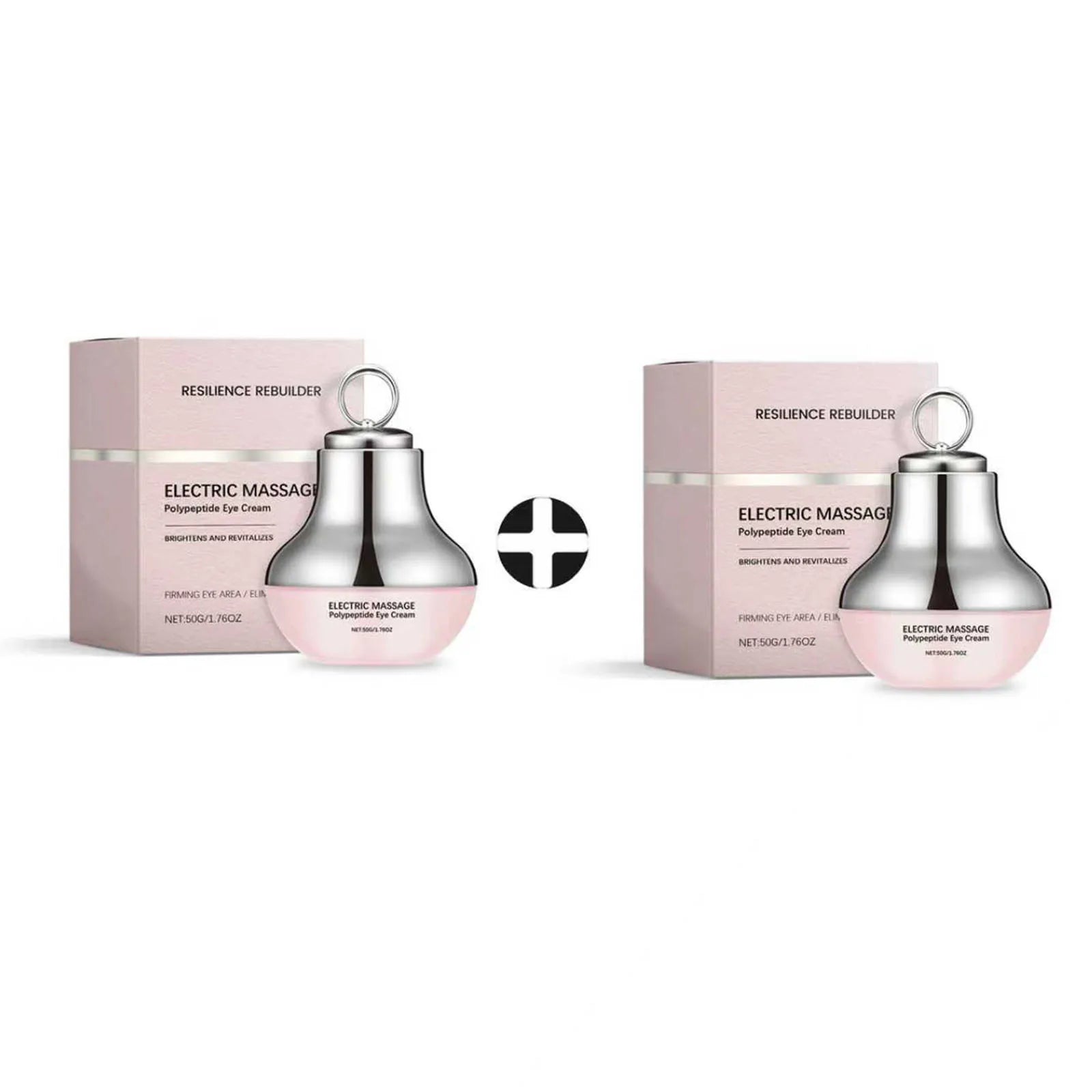 Electric Massage Polypeptide Eye Cream Brightens Revitalizes Firming Anti-Aging Dark Circles Massager Cream Firming Eye Area 50g Oasis Select 2 X 50g boxed