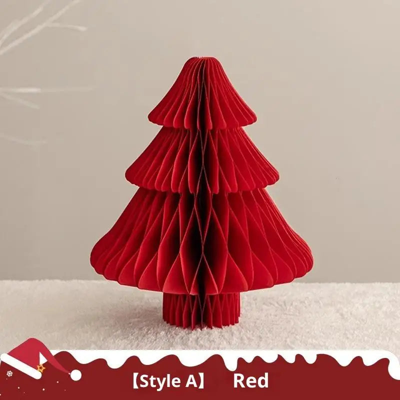3D Honeycomb Christmas Ball Ornament – Foldable Paper Hanging