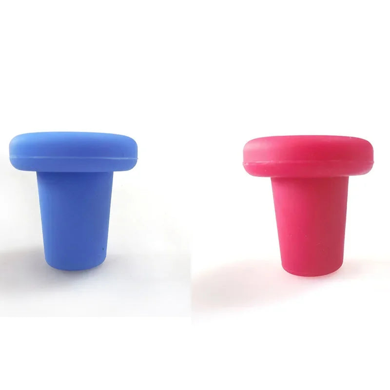 1/2/3/4pcs Silicone Bottle Stoppers Creative Wine Stoppers Bottle Caps Bar Preservation Tools Safe Healthy Home Bar Accessories Oasis Select 2pcs mix 1