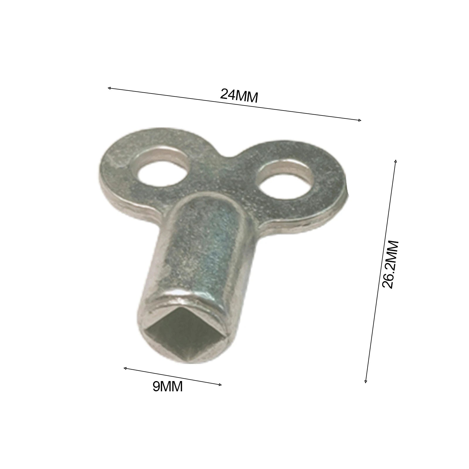 2Pcs Radiator Valve Key Faucet Key Radiator Water Tap 5×5mm Valve Socket Special Lock Wrench Zinc Alloy Oasis Select