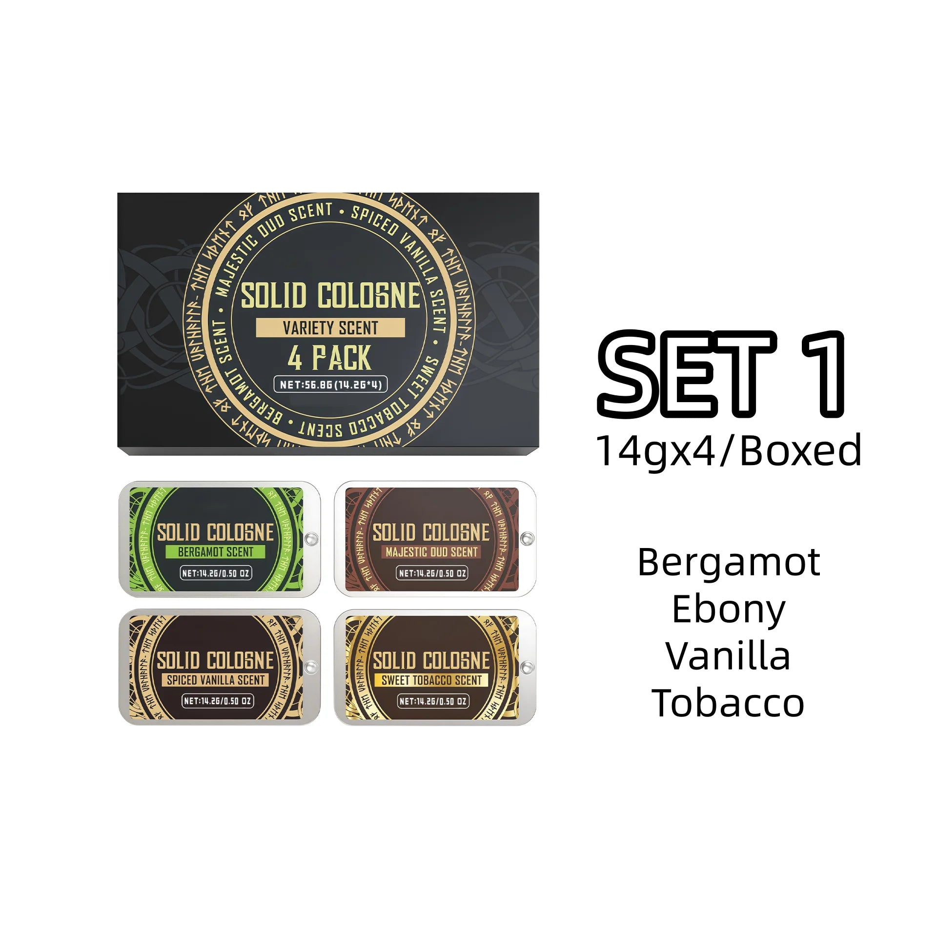 Fruit Woody Men Solid Perfume Lasting Scent Fresh Fruity Woody Scent Men Pheromone Perfume Gentle Portable Solid Fragrance Balm Oasis Select SET 1