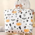 1PC large capacity clothing storage bag Blanket quilt storage bag Foldable clothing organizer bag Portable bag replacement Oasis Select white