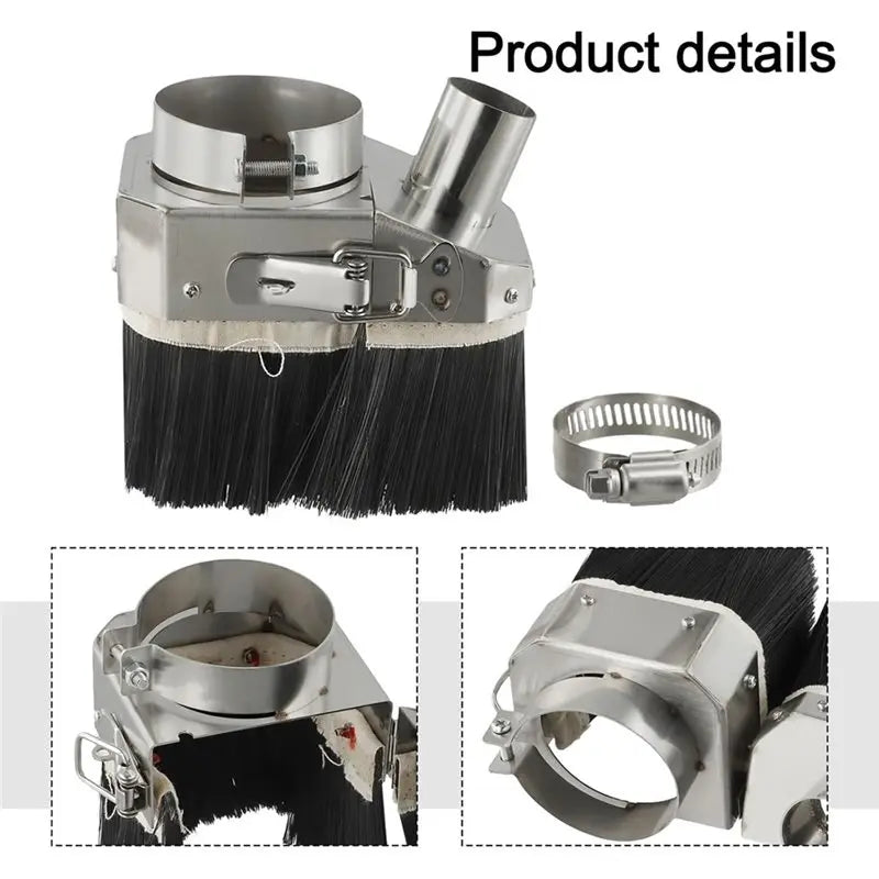 LIKE WISH CNC Milling Machine Spindle Double Door Design Vacuum Cleaner, Suitable For Woodworking And Printed Circuit Board(65 M Oasis Select