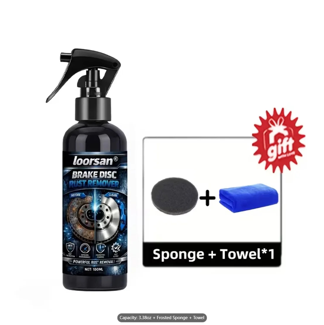 Car Brake Disc Rust Remover Spray 100ml – Wheel Hub Cleaner Rust Remover Spray Oasis Select