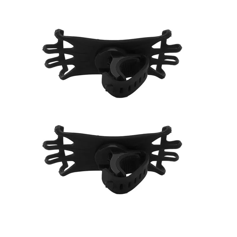 1/2/3pcs Rotatable Mobile Phone Bicycle Motorcycle Holder Bike Safe Bracket Silicone Support Silicone Pull Type Phone Stand Oasis Select 2pcs Black