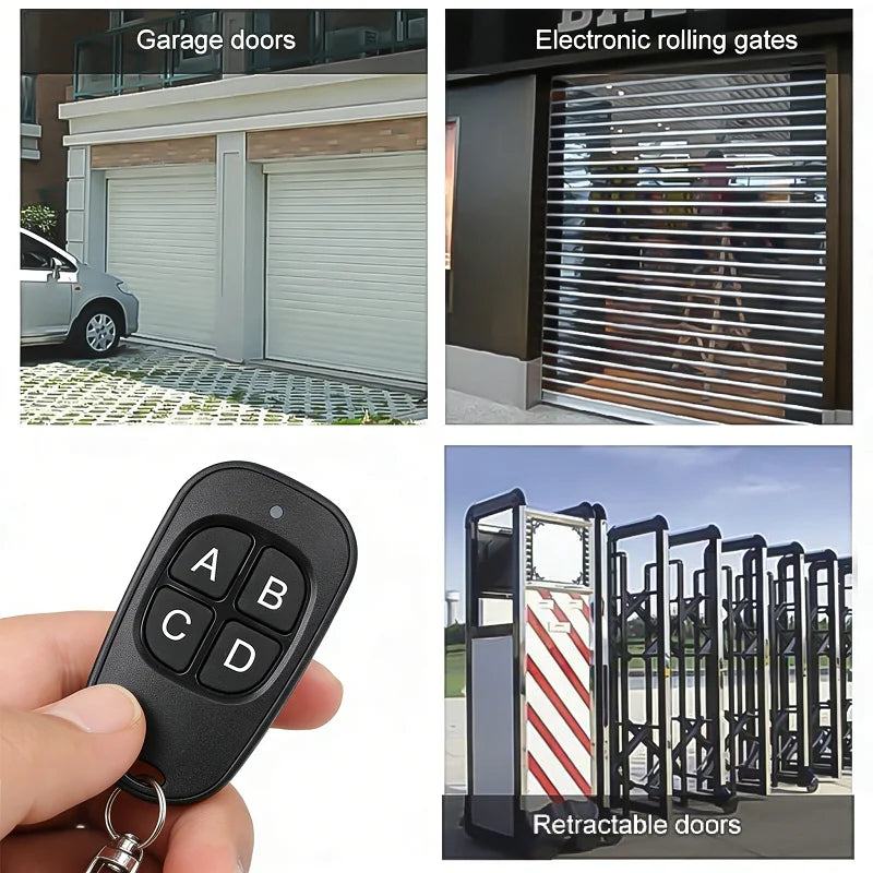 Wireless RF 433mhz Remote Control Copy Code Garage Door Gate Duplicator 433.92 Mhz Key Remote Opener Oasis Select