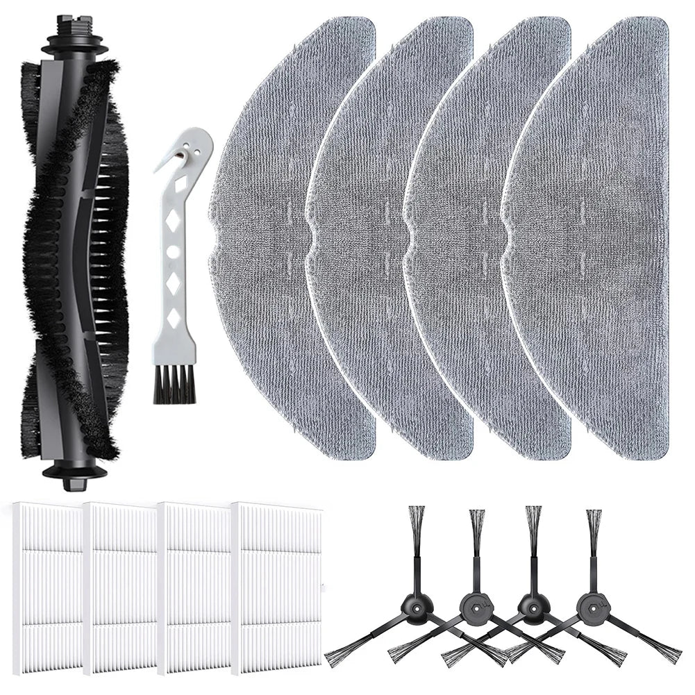 Replacement Main Side Brush Filter Mop Cloth Kit For Lubluelu B40 / B40 Plus Vacuum Cleaner Accessories Oasis Select