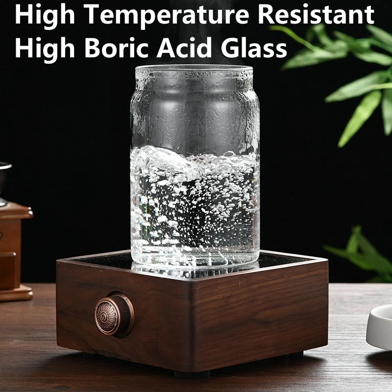 Coffee Beans Vacuum Sealed Tank Glass Sealed Jar Household Moisture-proof Air Extraction Airtight Container Household Coffee Set Oasis Select
