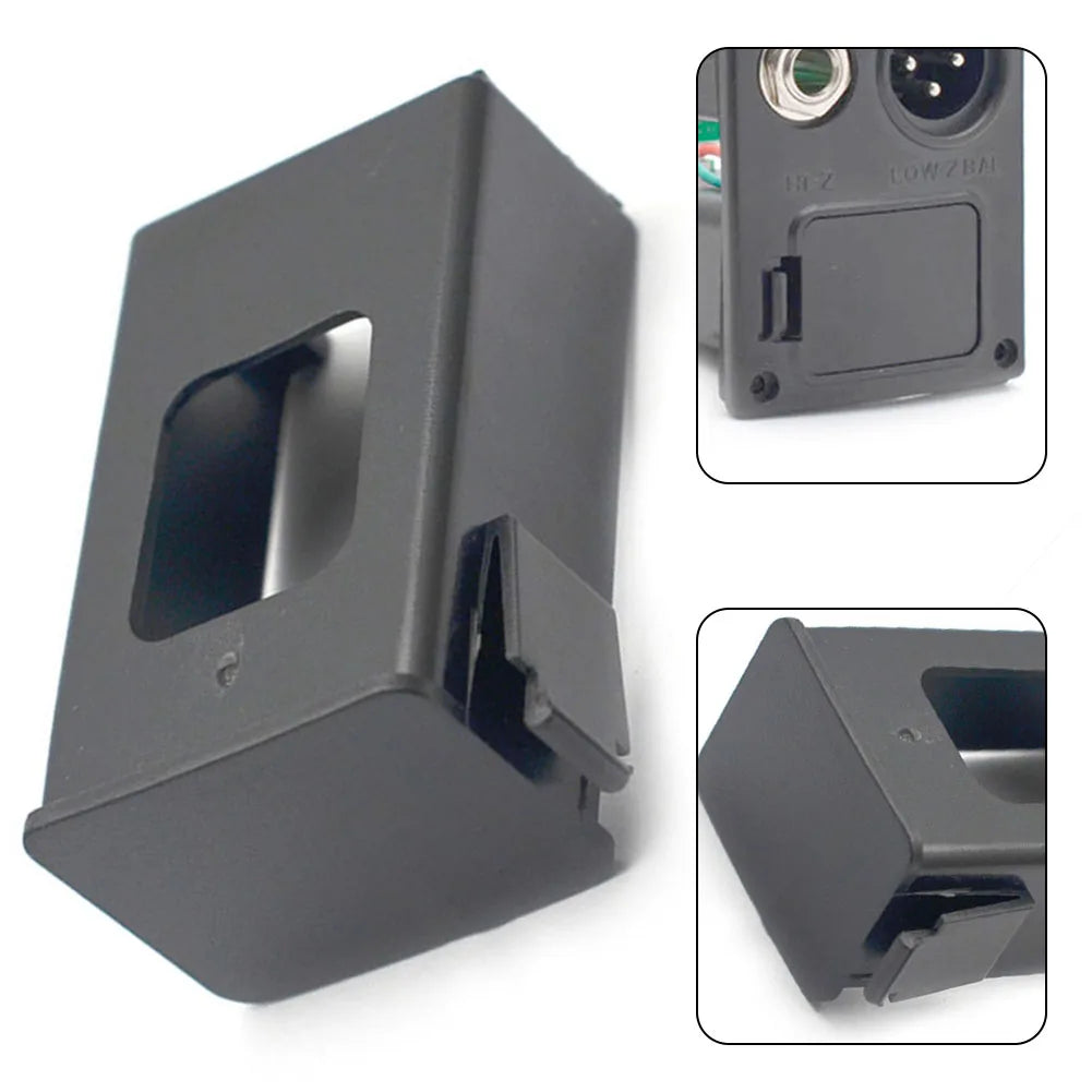 Case Battery Holder ABS Accessories Acoustic Guitar Battery Box Black For LC-5 Holder Parts Pickup Replacement Oasis Select