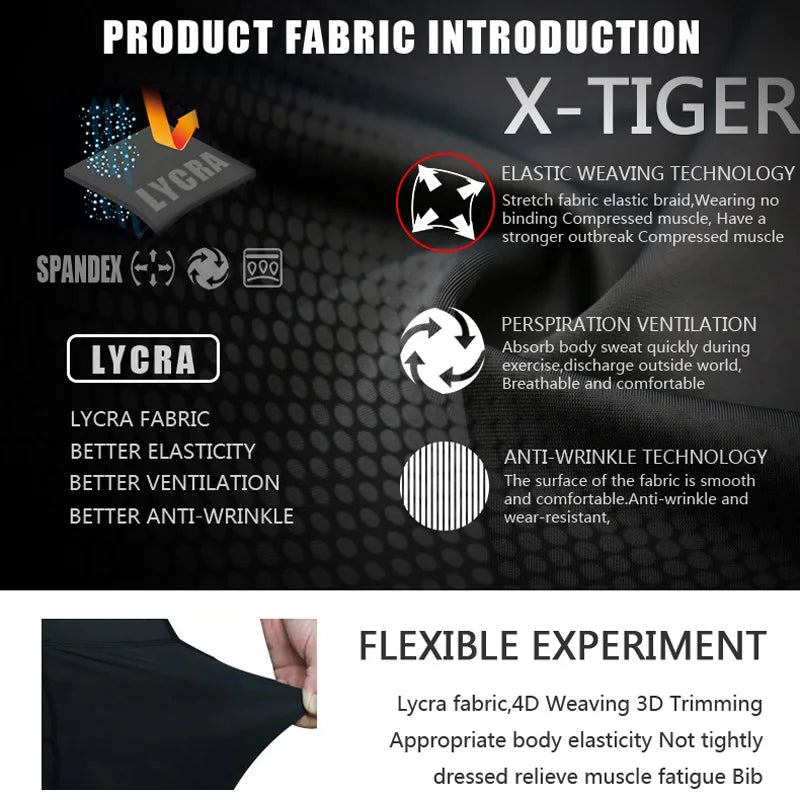 X-TIGER Pro Women's Cycling Bib Pant Breathable Shockproof MTB 5D Coolmax gel Pad Mountain Road Bicycle Tights Ciclismo Pants Oasis Select