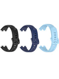 3-Pack Silicone Bands for Huawei Band 9 / Band 9 NFC – Mixed Colors Smartwatch Band Oasis Select Mixed color 2