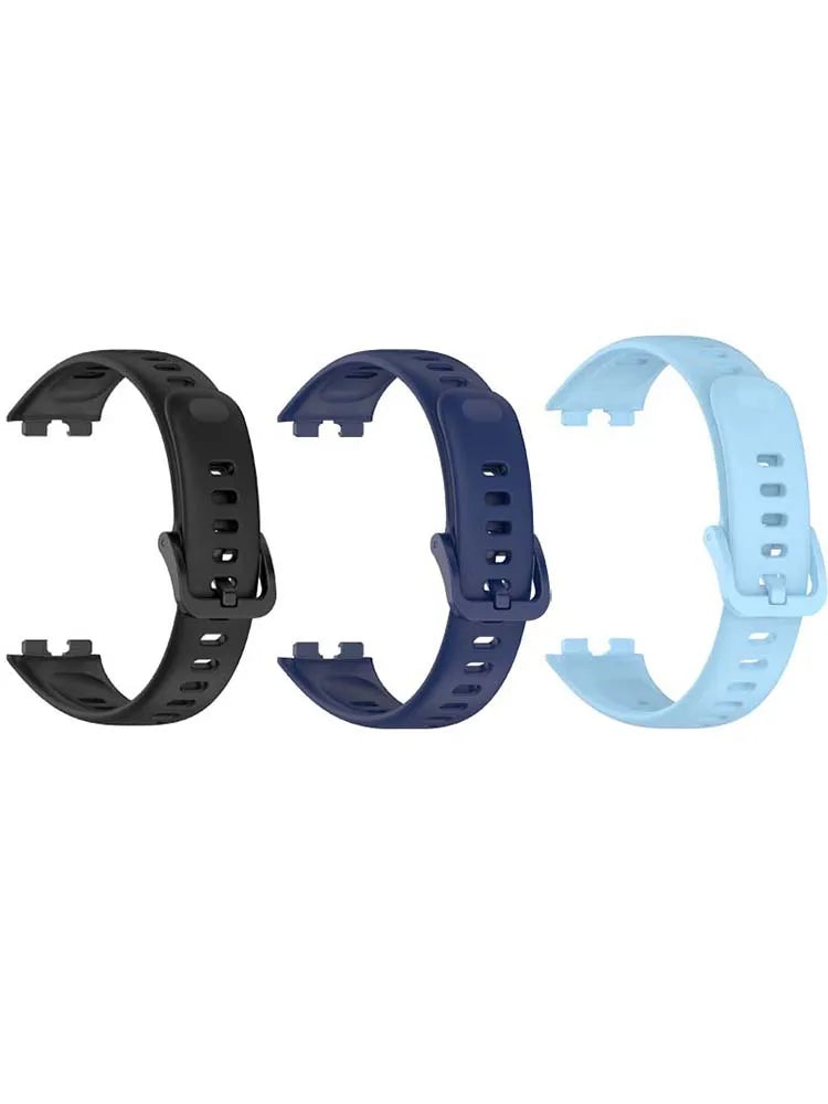 3-Pack Silicone Bands for Huawei Band 9 / Band 9 NFC – Mixed Colors Smartwatch Band Oasis Select Mixed color 2