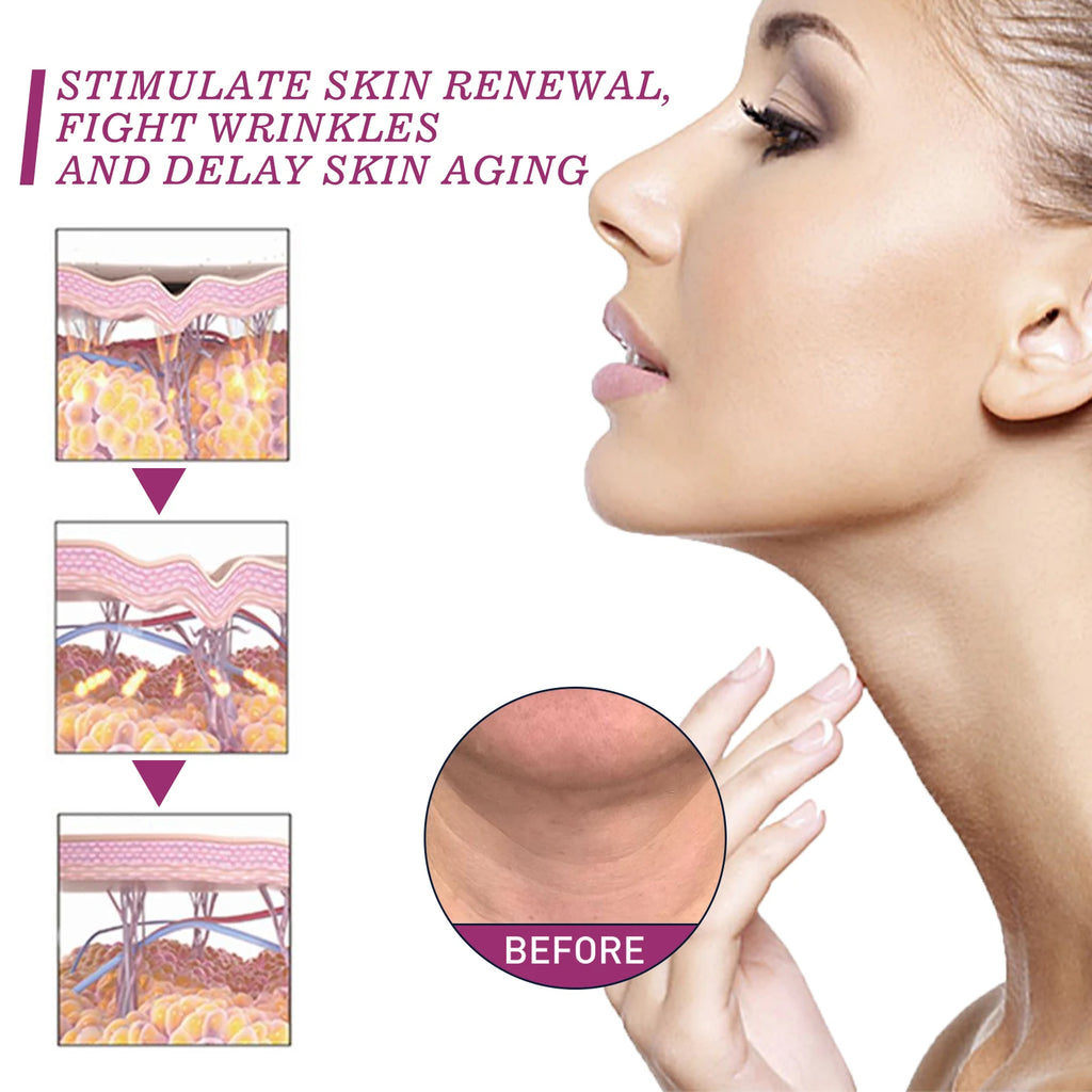 Hydrolyzed Collagen Neck Cream Firming Delaying Aging Increase Skin Elasticity Reduce Fine Lines Moisturizing Neck Care Lotion Oasis Select