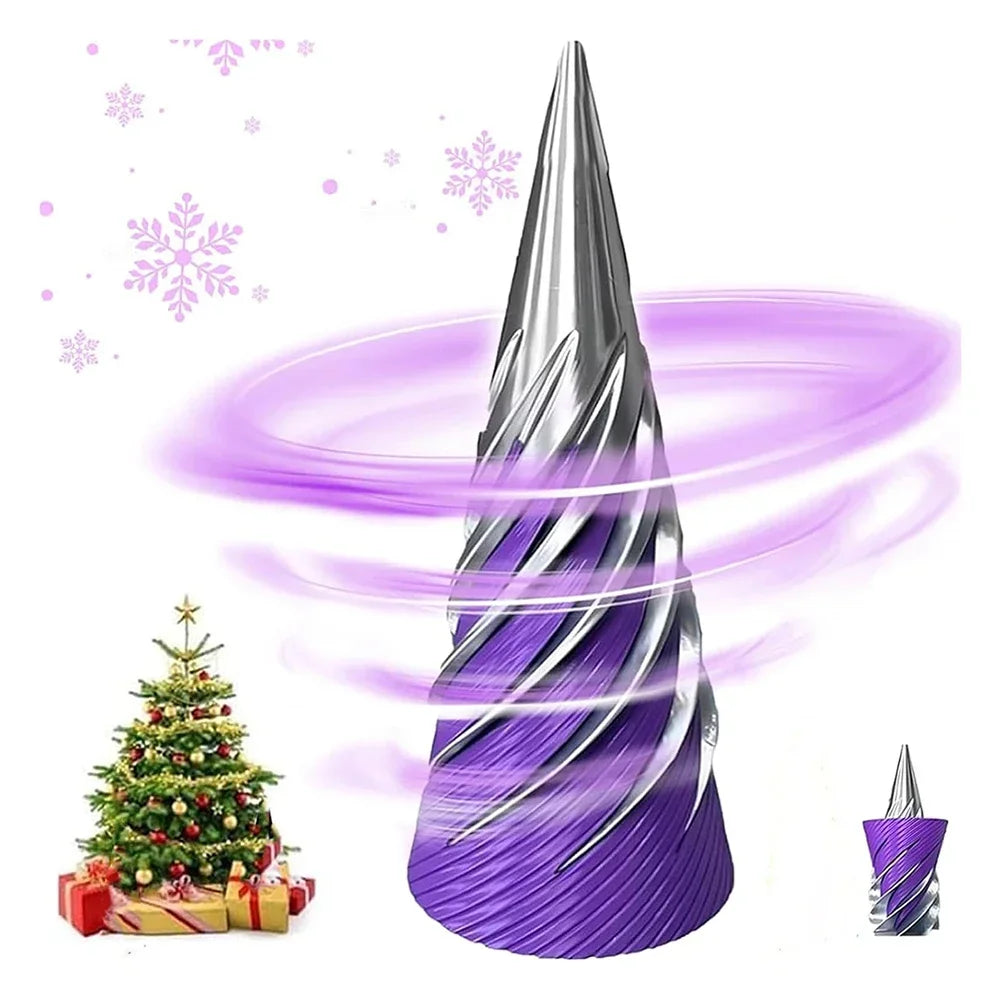 3D Printing Decompression Spinning Toy Through Pyramid Toy Spiral Cone Helix Screw Passthrough Sculpture Decor Toy Oasis Select