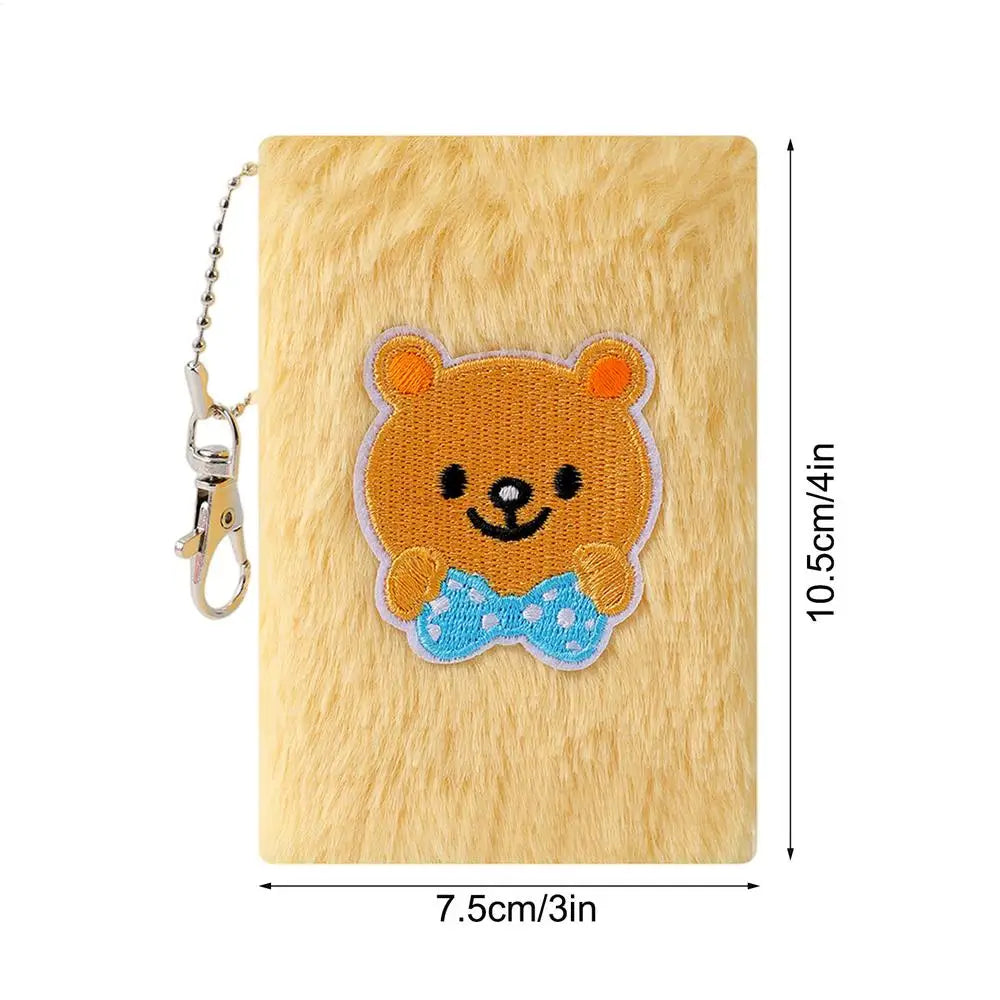 Little Notebook Pocket Size with Keychain Smooth Writing Diary Pocket Size Notebook Small Notepad for Kids Women Work Study Home Oasis Select A