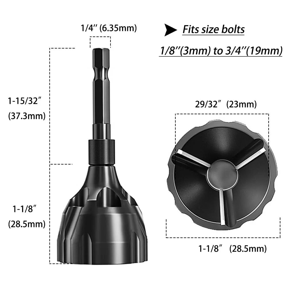 JUSTINLAU Deburring Tungsten Steel Chamfer Thread Trimmer Alloy Remove Burr Screw Rod Bolt Deburring Tool Oasis Select