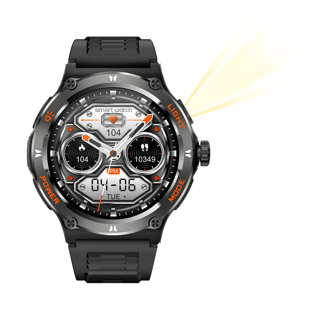 MINGCC Bluetooth Smartwatch 2025 – Calls, Health & Compass
