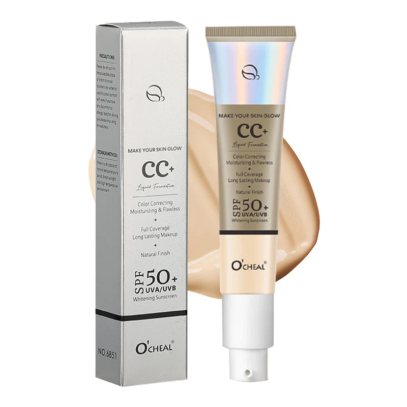 Ocheal CC Cream SPF 50+ Foundation, Concealer & Primer 30g