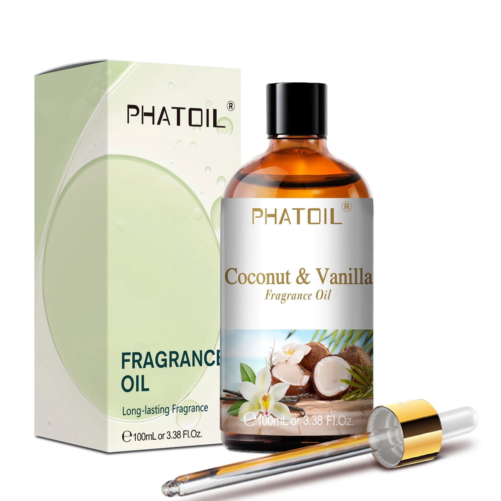 PHATOIL 100ml Fragrance Oil – Coconut, Vanilla, Musk & More