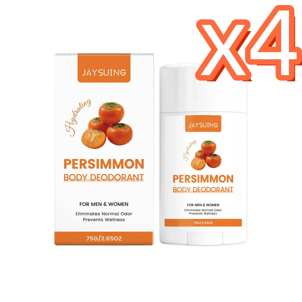 Persimmon Scent Deodorant Stick Remove Body Odor Lasting Refresh Reduce Underarm Sweat Women Men Skin Underarm Antiperspirant Oasis Select 75g Boxed x 4