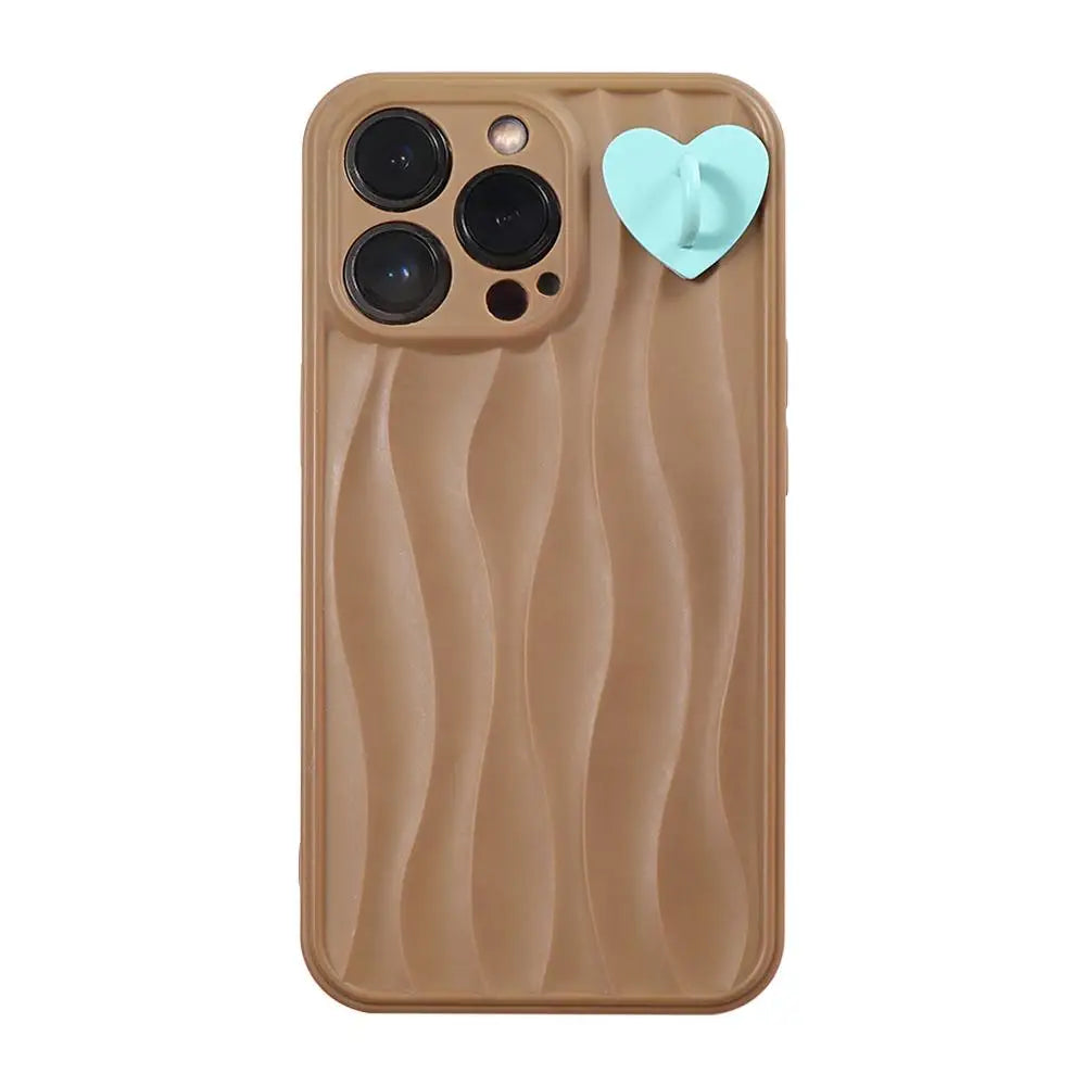 2Pcs Kawaii Adhesive Metal Heart Phone Charm Holder Mobile Phone Case Finger Ring Stand Hooks Buckle Charms Clasp Accessories Oasis Select