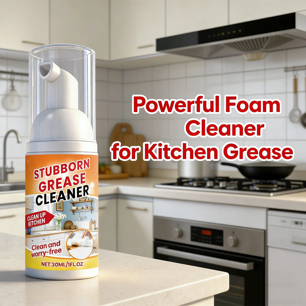 Kitchen Foam Cleaner Dirt Stain Remove Oil and Grease Multipurpose Cleaner Foam Spray for Oven Kitchen Degreaser Products 30ml Oasis Select