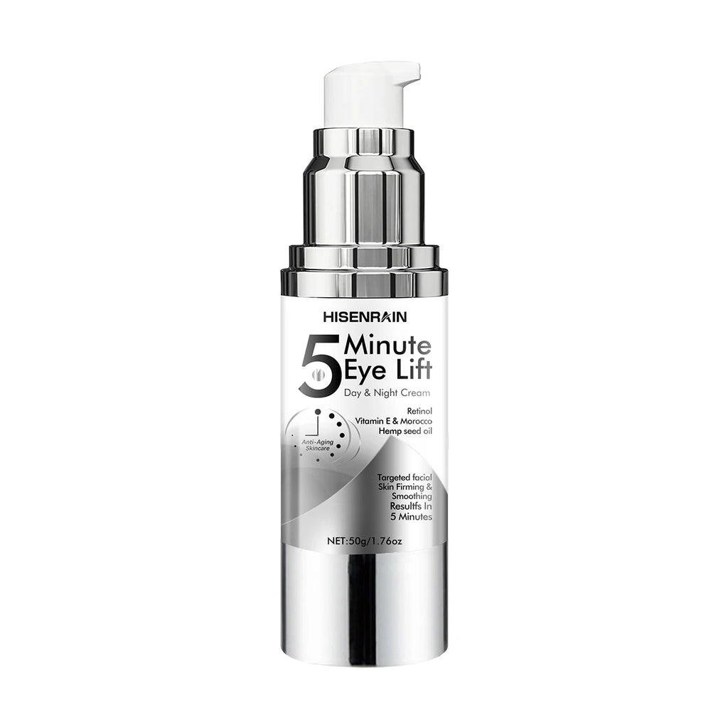 HISENRAIN Under Eye Cream, Caffeine & Retinol, Anti-Aging, 5 Minutes Lifting Effect, Dark Circles, Puffiness, Wrinkles. Oasis Select 50g