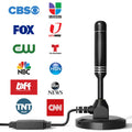 2025 New DTMB TV Antenna ATSC DVB-T Aluminum Rod Suction Cup HDTV Signal Source Indoor Rooftop Use Stable Reception Oasis Select black
