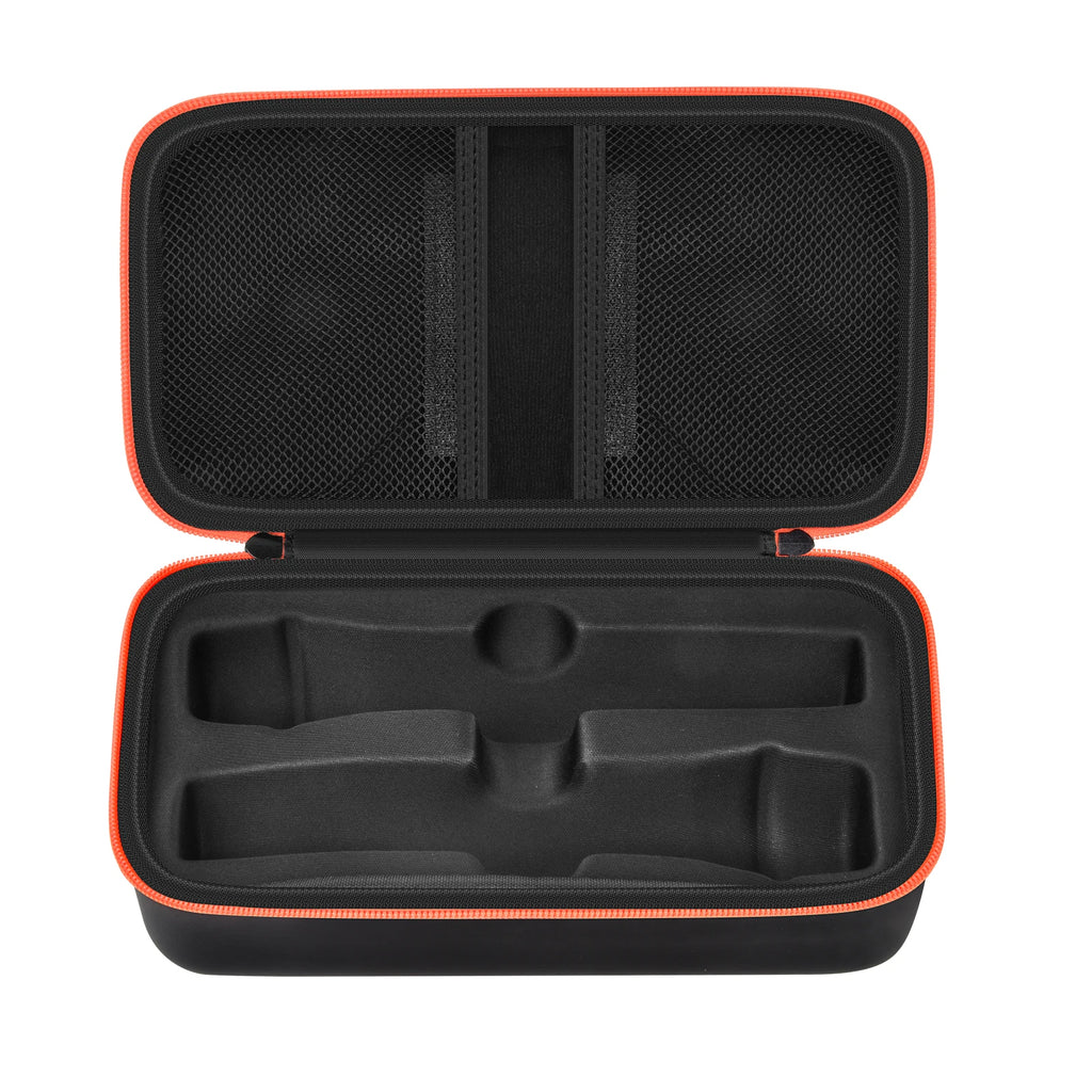 Hard Shell Microphone Case Dual Capacity Handheld Wireless Microphone Organizer Shockproof Carrying Case for JBL Singing Karaoke Oasis Select black