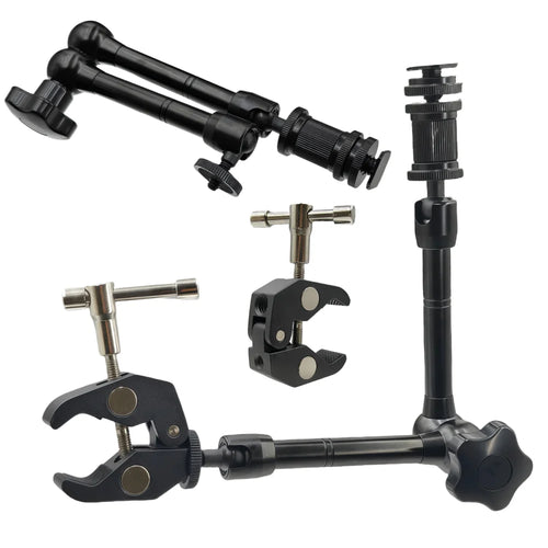 11" Metal Magic Arm & Super Clamp – Camera, Monitor & LED Camera Magic Arm Oasis Select