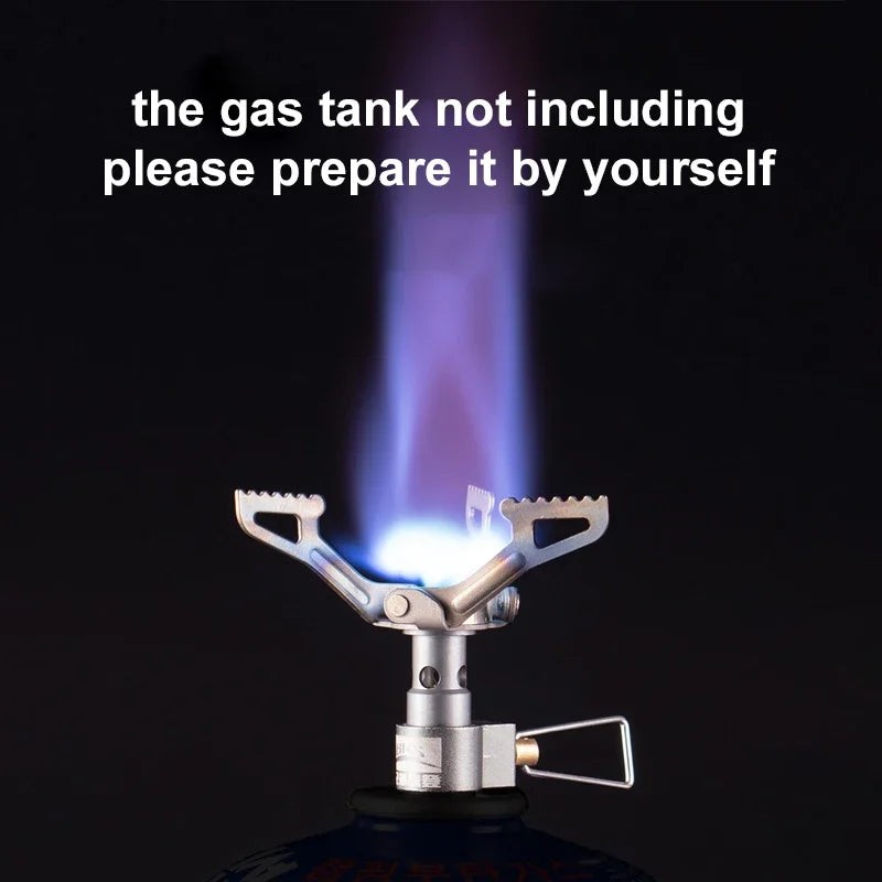 BRS Outdoor Gas Stove Mini Camping Gas Burner 25g Ultralight Titanium Picnic Hiking Cooking Stove Survival Furnace BRS-3000T Oasis Select