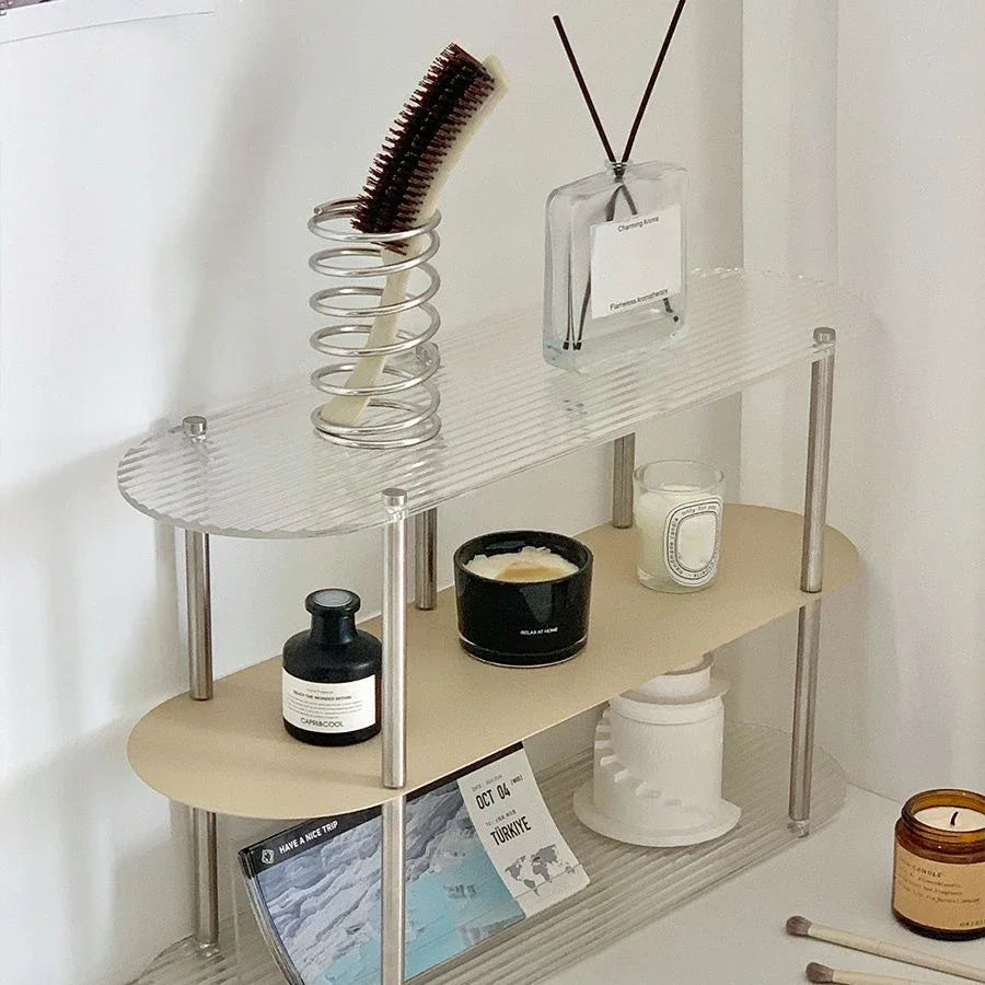 Stainless steel toothbrush holder, industrial style, ins personalized makeup brush storage rack, home decoration, brush holder. Oasis Select