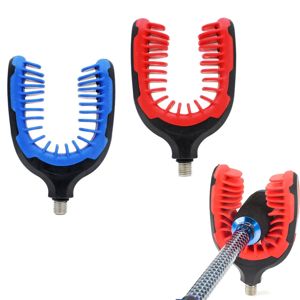 Fishing Rod Holder Rest For Holder Head 3/8 Thread 9.8*6.3cm Prevent Slipping Fishing Tackle Gripper Rest Gripper Rod Grips Tool Oasis Select
