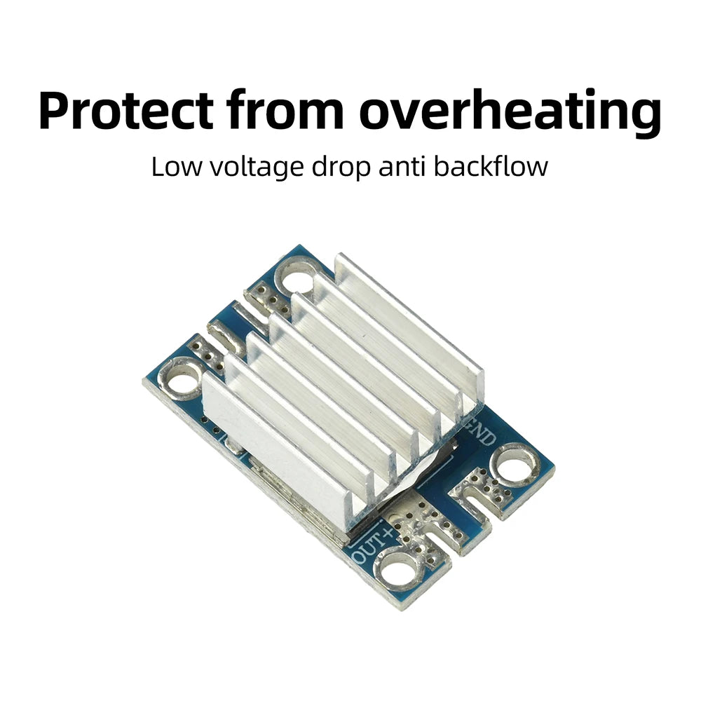 50A/70A High-Current Ideal Diode Module with Wide DC 4-90V Voltage Range and Solar Backfeed Protection for Solar Charging System Oasis Select