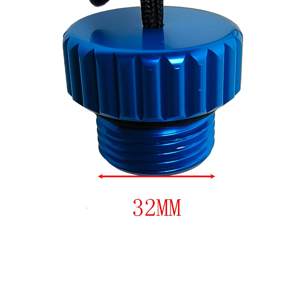 Scuba Diving DIN Tank Valve Threaded Cover Aluminum Dust Plug Protection Cap Oasis Select
