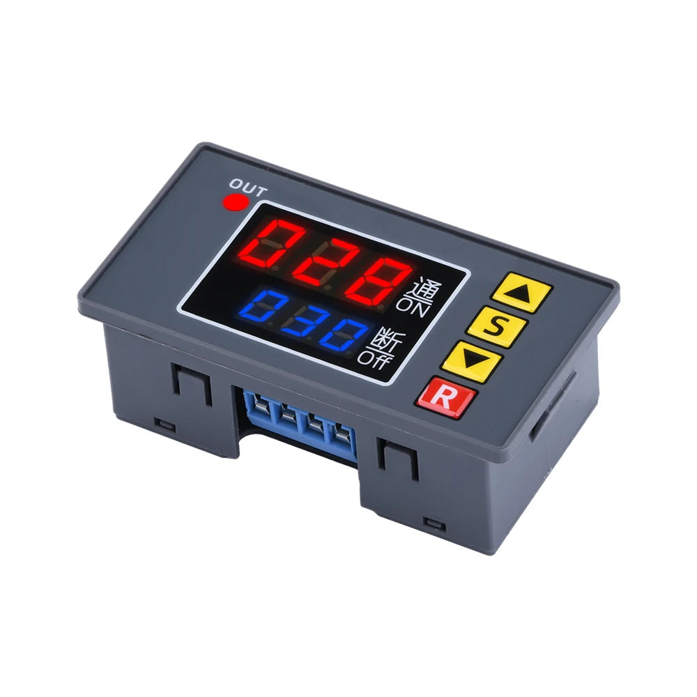 T3231 AC 110V 220V Digital Time Delay Relay LED Display Cycle Timer Control Switch Adjustable Timing Relay Time Delay Switch Oasis Select