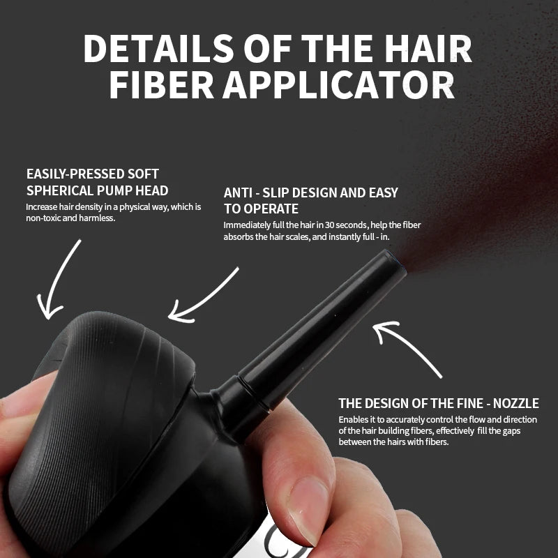 LEWEDO Keratin Hair Building Fibers Kit & Applicator – 25g