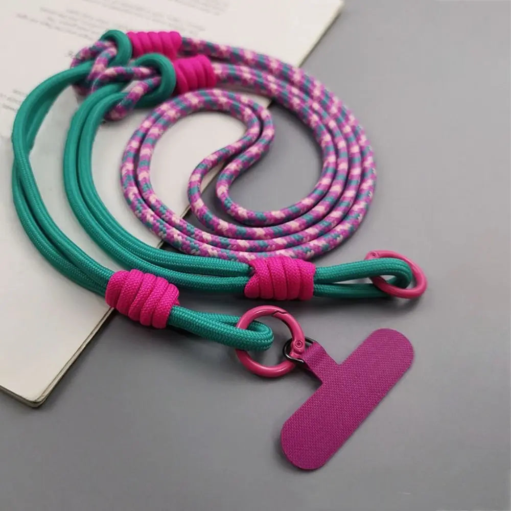 Anti Winding Mobile Phone Lanyard Neck Hanging Detachable Crossbody Phone Strap Bold Anti-Lost Mobile Phone Rope Chain Oasis Select