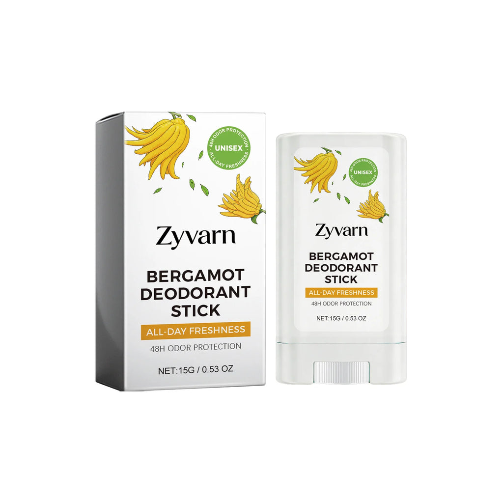 Refreshing Deodorant Balm Stick Natural Bergamot All Day Anti-odor Oasis Select 15g x1 boxed