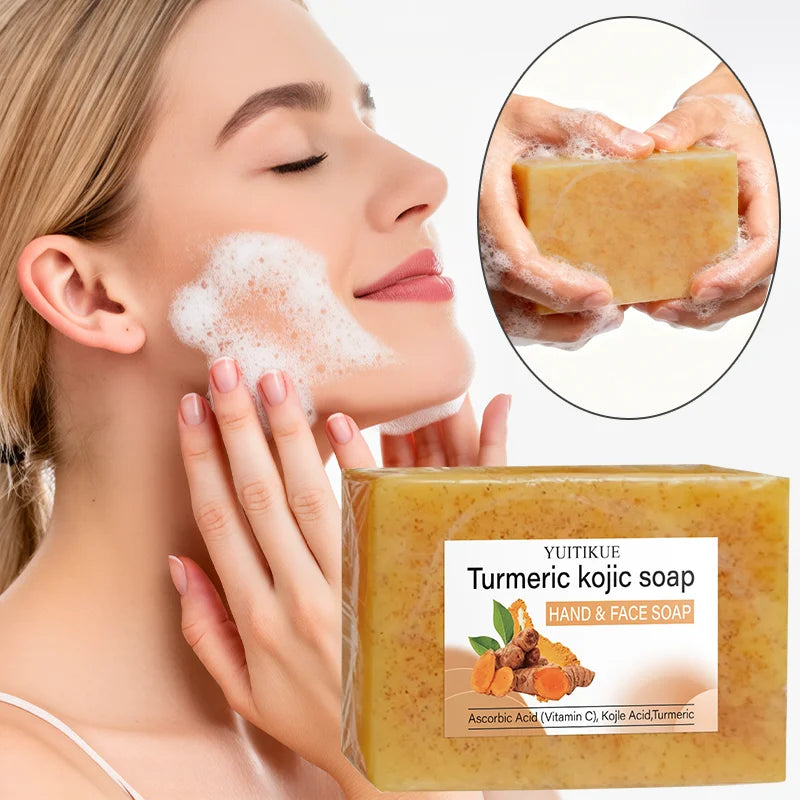 Turmeric Kojic Acid Brightening Soap 200g – All Skin Types