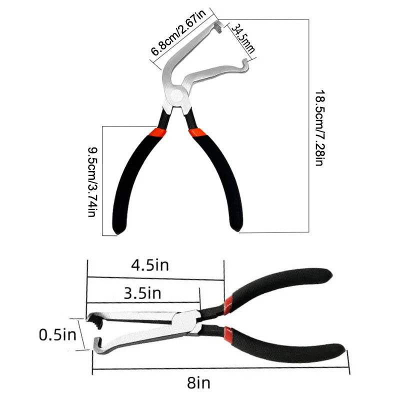 Automobile Essential Disconnect Pliers for Electrical Connectors, Fuel Filters Hand Tools Oasis Select