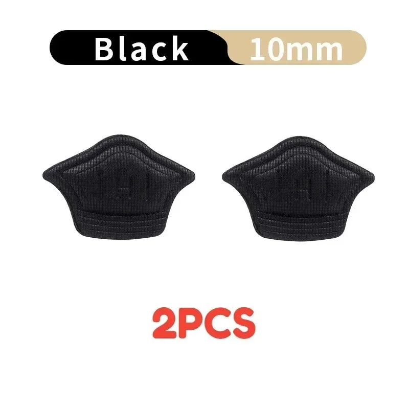 Insoles for shoes patch heel pads for sport shoes adjustable size feet pad insole heel protector back sticker Oasis Select 2pcsBlack10mm