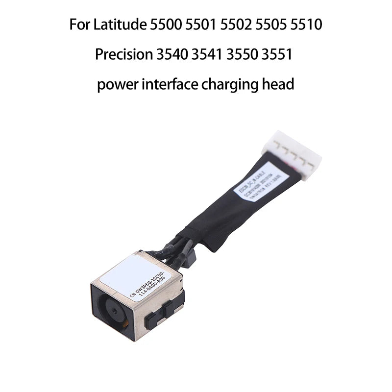 1/3Pcs Charging Port Cable Laptop DC Power Jack Socket For Latitude 5500 5501 5502 5505 5510 Precision 3540 3541 3550 3551 Oasis Select