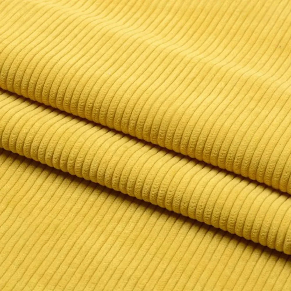 100×155cm Corduroy Fabric – Solid & Striped DIY Sewing Material